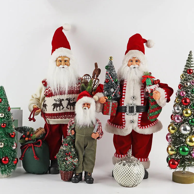 Fabric Santa Claus Home Furnishings And Decorations - Bellarte Enchanté Fabric Santa Claus Home Furnishings And Decorations